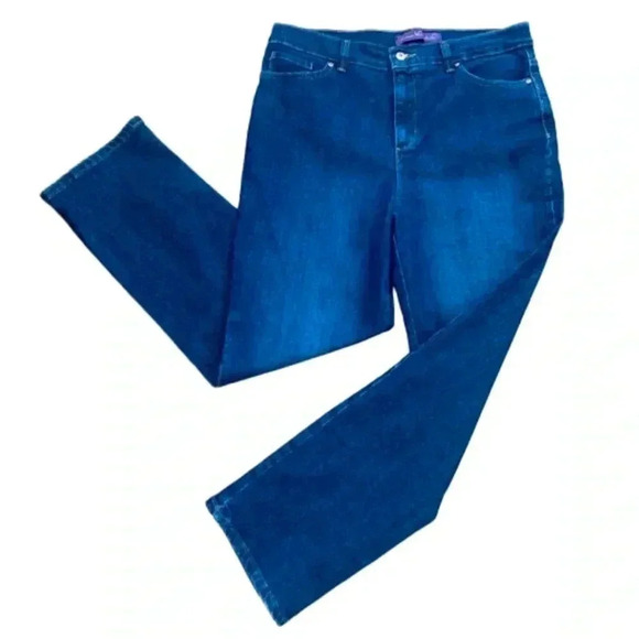 Gloria Vanderbilt Amanda Like New Jeans Size 14 Petite - Picture 1 of 9